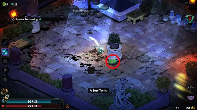 How to get Moss in Hades 2 - finding it on the ground in the city