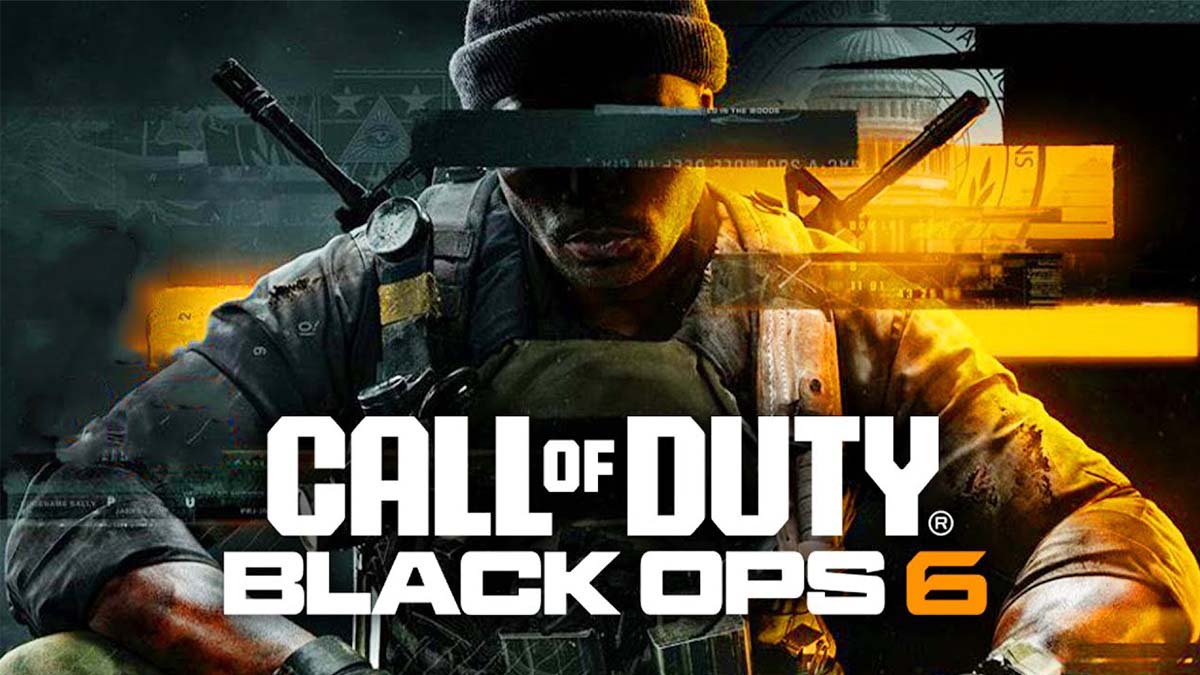 Black Ops 6 keyart, featuring a man sitting down with a black bar across his eyes.