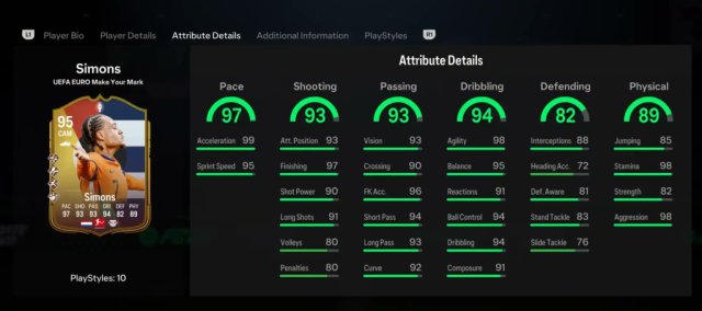 An image of EA FC 24 Simmons Make Your Mark
