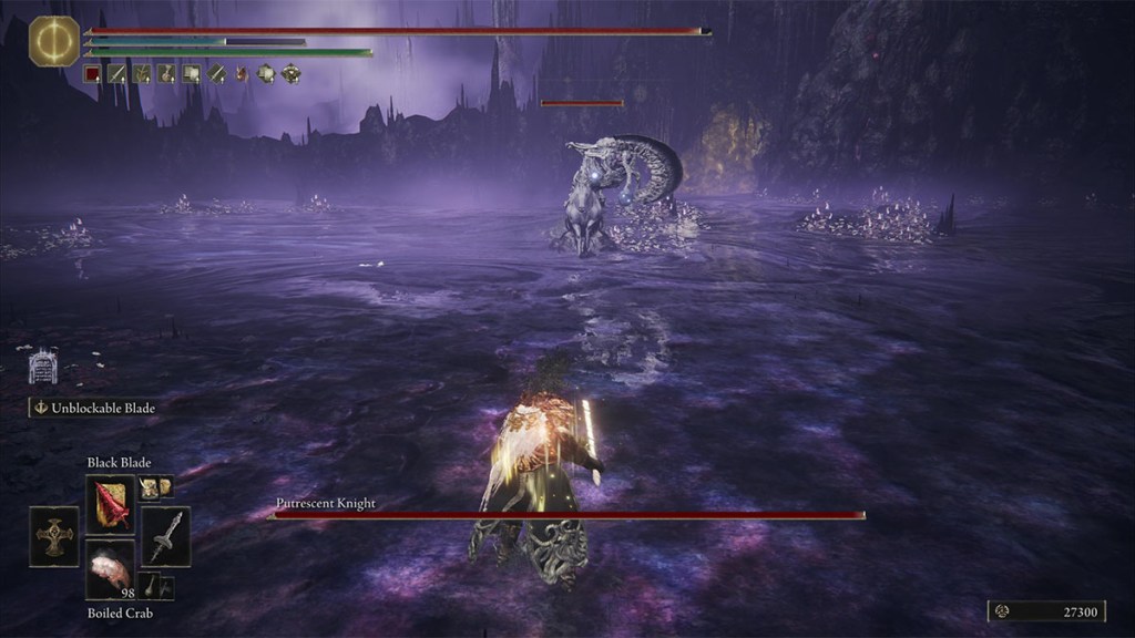 Putrescent Knight boss fight in Elden Ring Shadow of the Erdtree