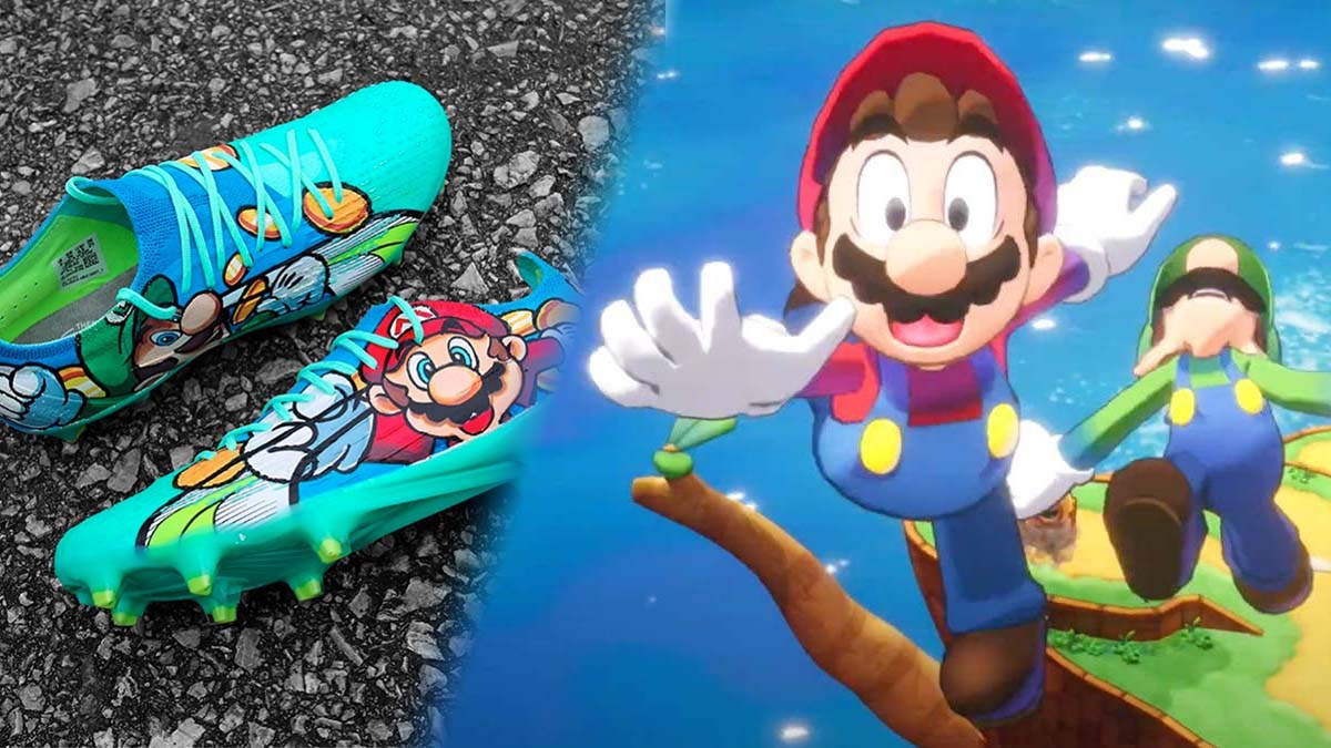 Mario In Boot Coca-Cola Japan is doing a Super Nintendo World collab