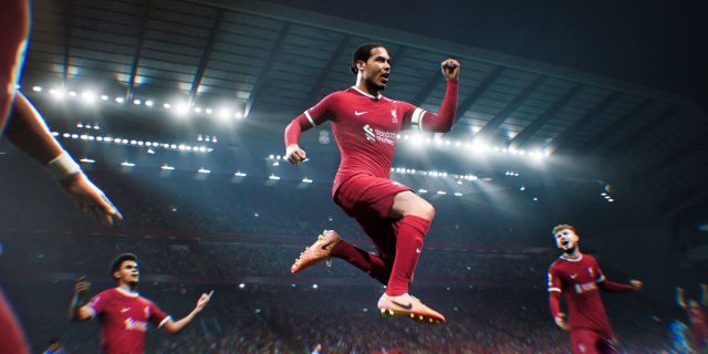 Una imagen de Van Dijk en EA FC 24