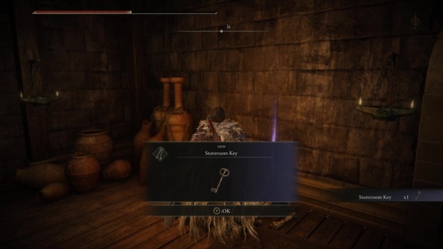 How to get and use the Storeroom Key in Elden Ring: Shadow of the Erdtree - corpse with storeroom key