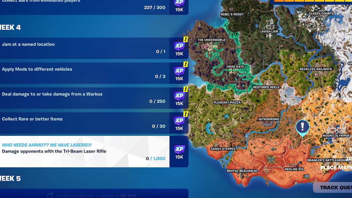 How to find the Tri-Beam Laser Rifle in Fortnite – Destructoid