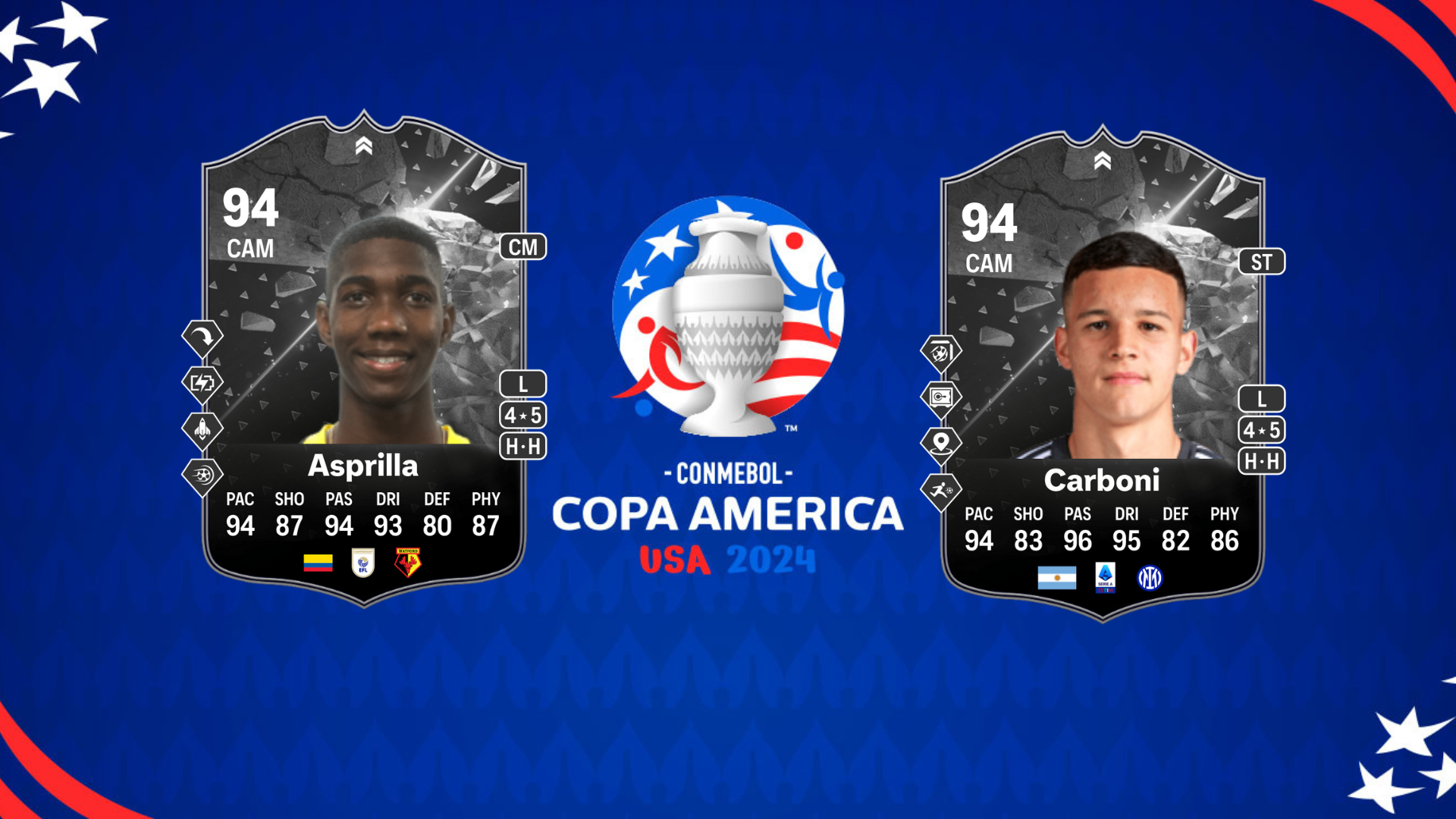#EA FC 24 Valentin Carboni and Yaser Asprilla Showdown SBC #EA FC 24 Valentin Carboni and Yaser Asprilla Showdown SBC