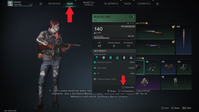 Once Human hide gear