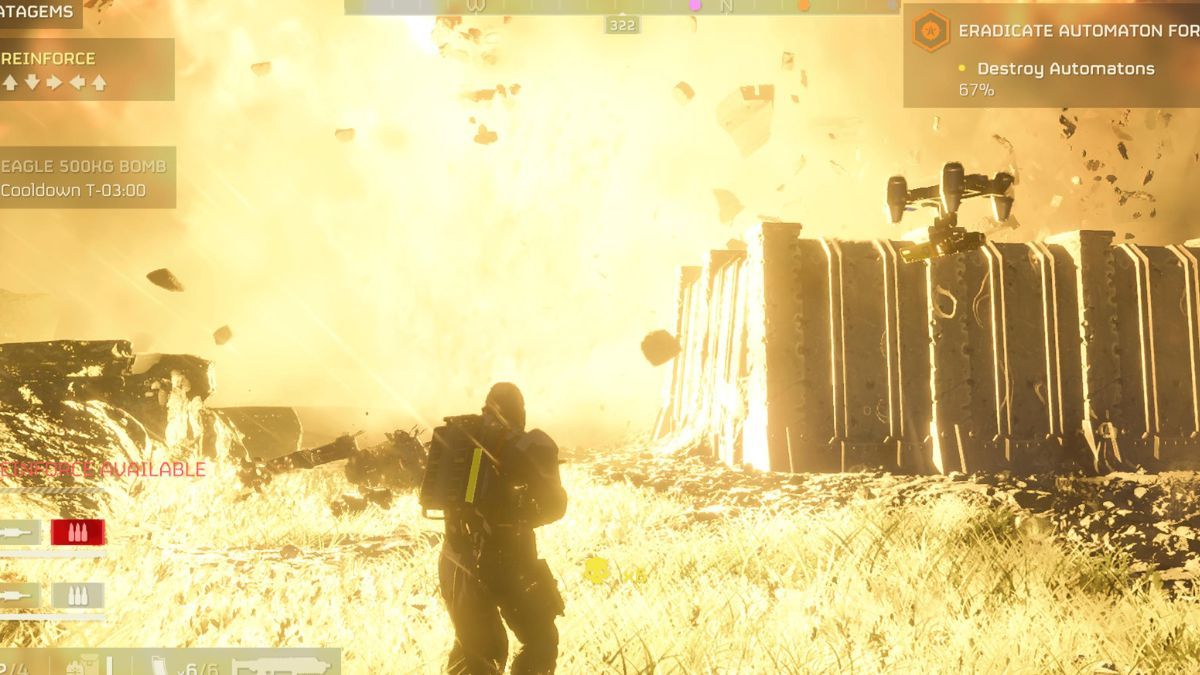 How to use the Eagle 500KG Bomb to maximize kills in Helldivers 2 ...