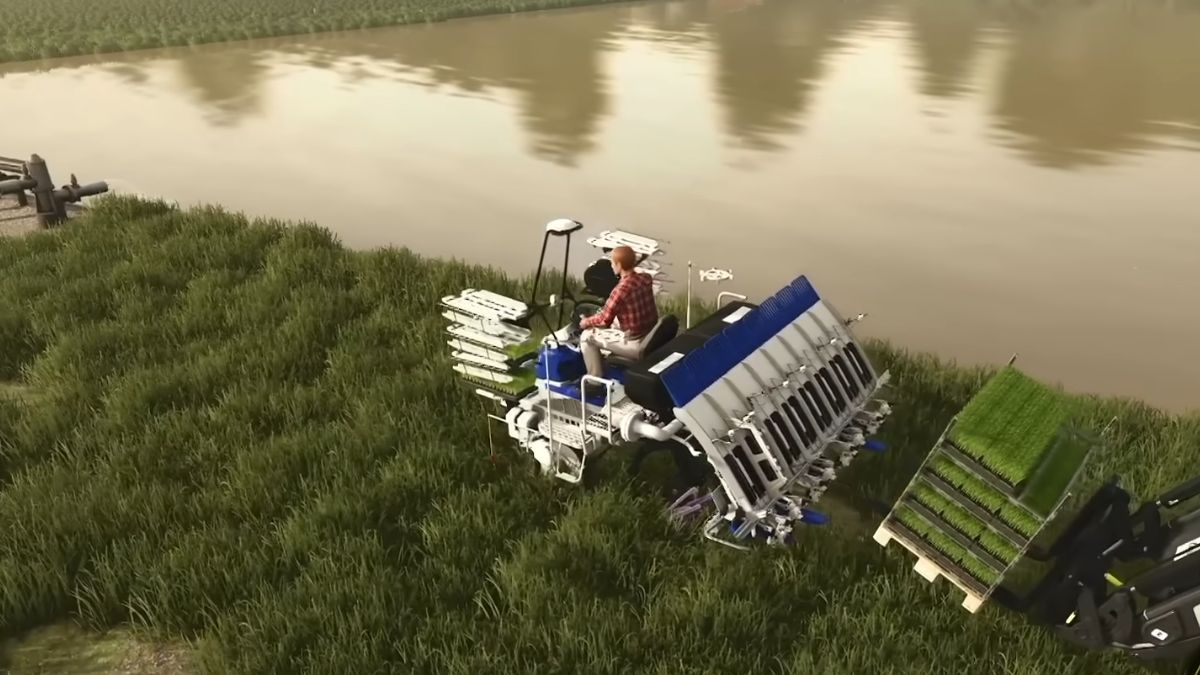Giants Software shows off detailed rice farming action in Farming ...