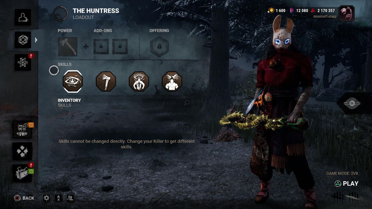 the huntress killer dead by daylight 2v8 mode