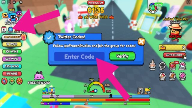 How to redeem codes in Gnome Race