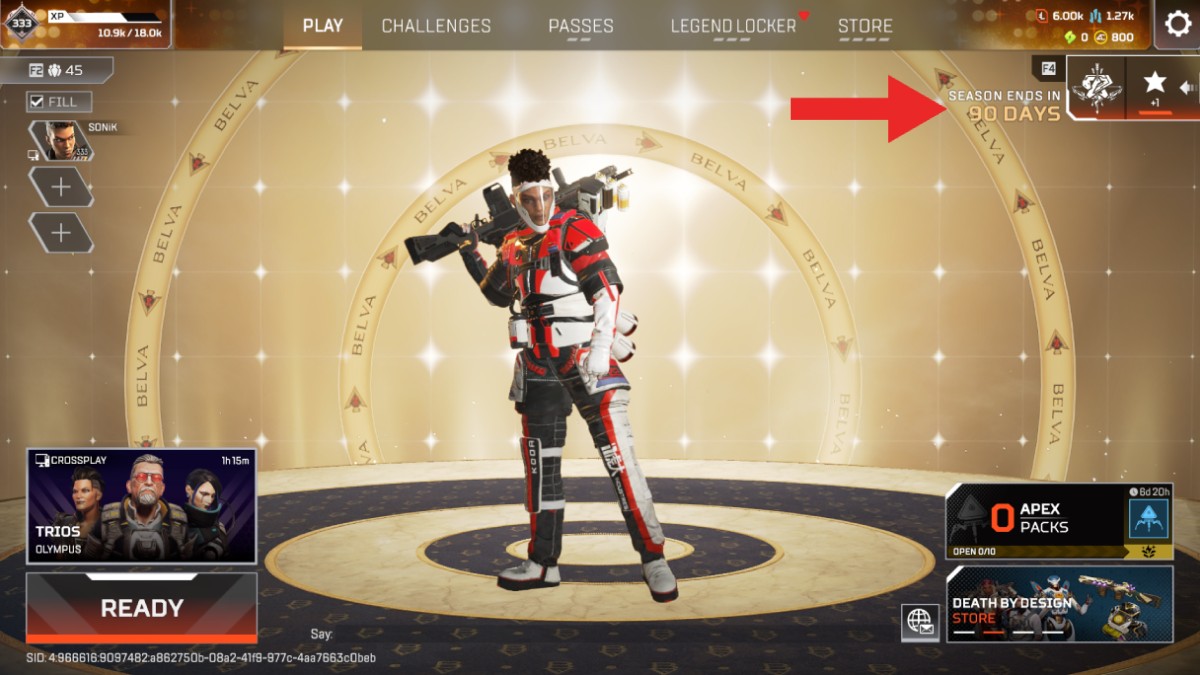 Datas de início e término de todas as temporadas de Apex Legends