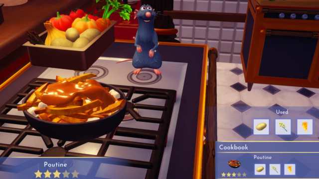 Disney Dreamlight Valley poutine recipe