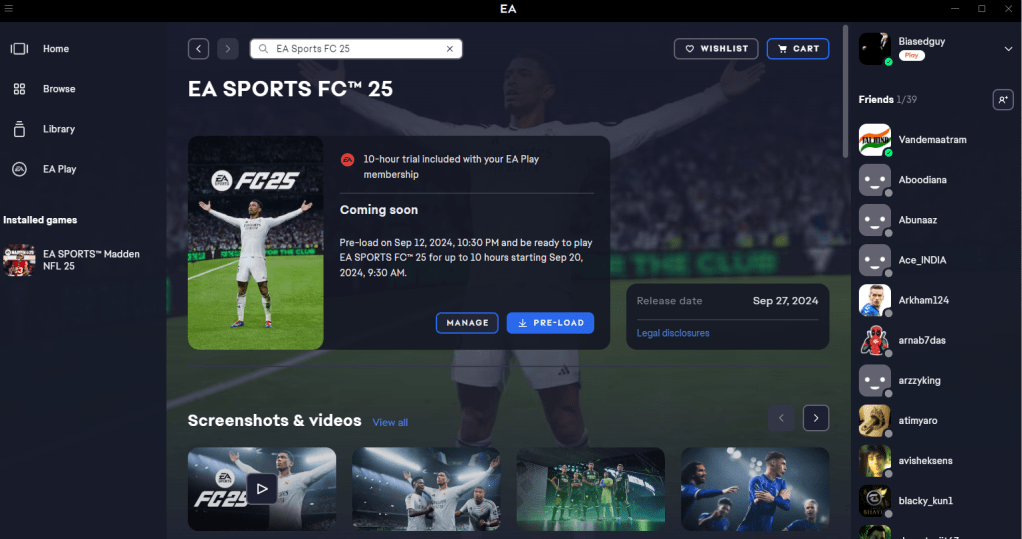 How To Play Ea Fc 25 Trial With Ea Play Destructoid