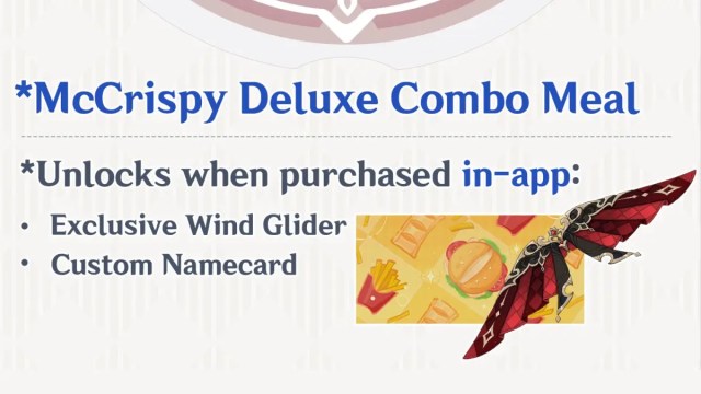 Get exclusive rewards through the Genshin Impact x McDonald's ...