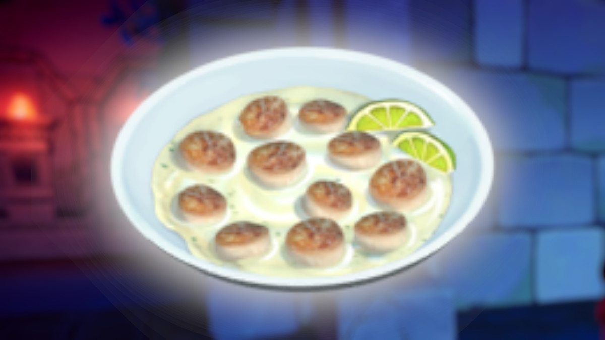 How to make Creamy Garlic Scallops in Disney Dreamlight Valley