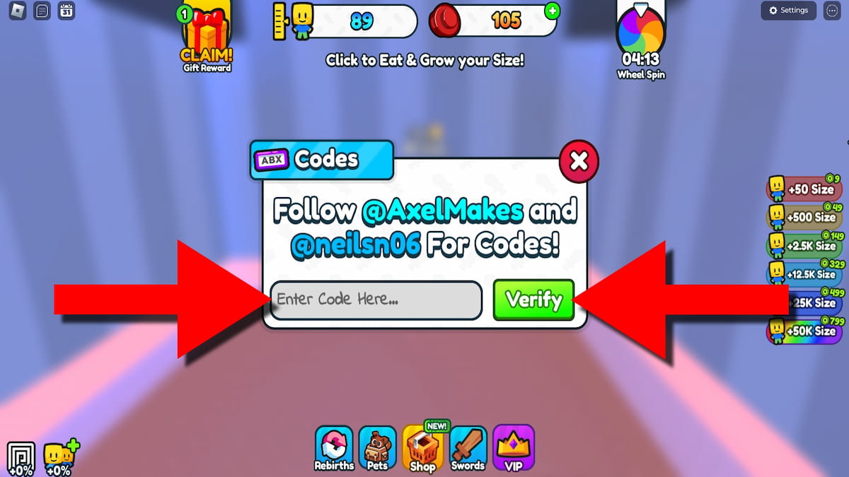 Become Giant and Fight codes (September 2024) – Destructoid