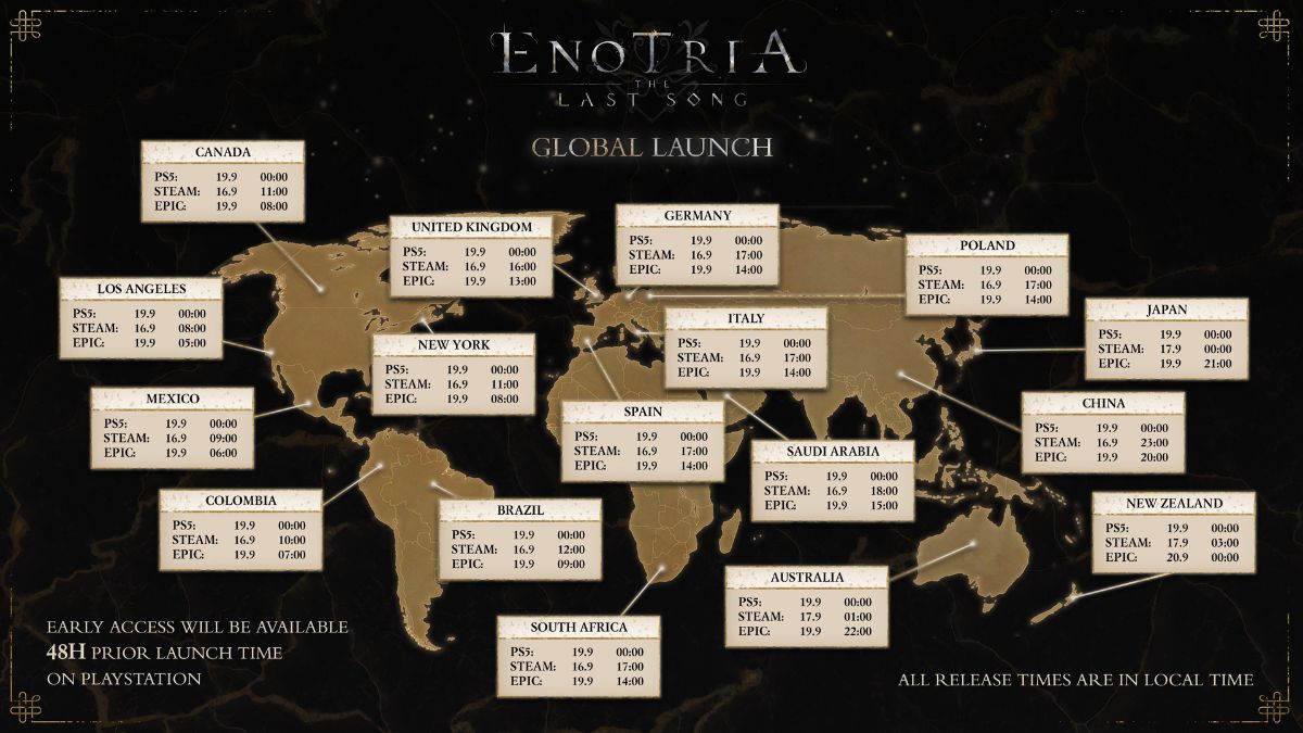 launch times for enotria the last song