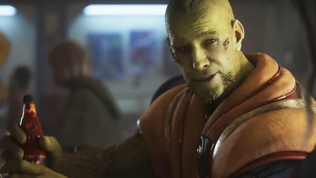 A character in Concord sitting at a bar. 