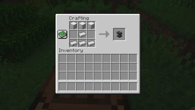Minecraft anvil crafting recipe