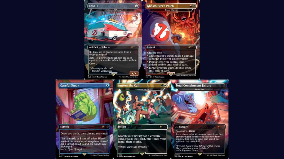 All cards in the Secret Lair x The Real Ghostbusters Superdrop All cards in the Secret Lair x The Real Ghostbusters Superdrop