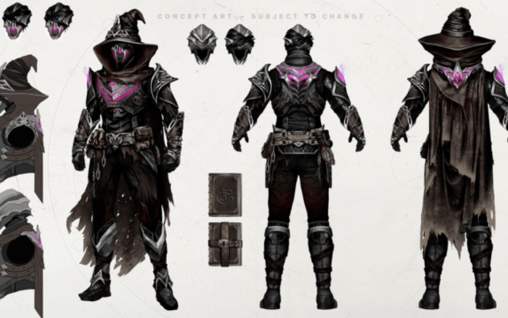 Hunter in bad wizard armor.
