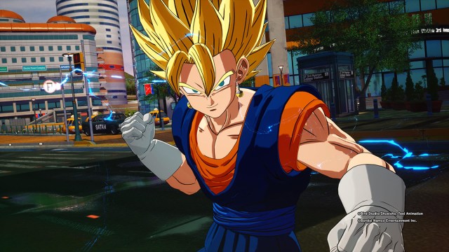 Super Vegito as shown in Dragon Ball Sparking Zero.