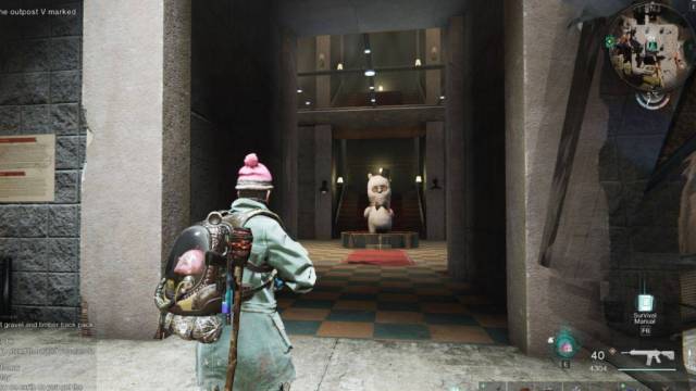 The way to the Mystical Crate at Wish Land West.