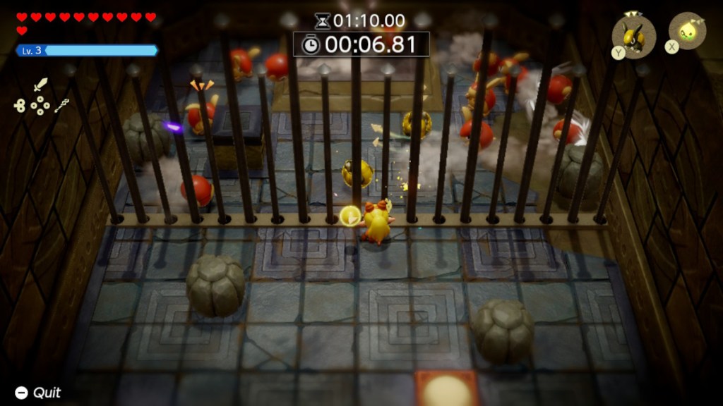 Caromadillo Lv. 2 is your best friend to get through Caromadillo's Revenge at the Slumber Dojo in Zelda: Echoes of Wisdom