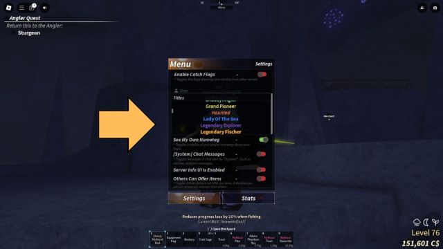 How to Get All Fisch Titles & Bobbers [Aurora Rod Update] Destructoid