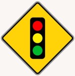 Signal Ahead road sign in the BitLife driving test