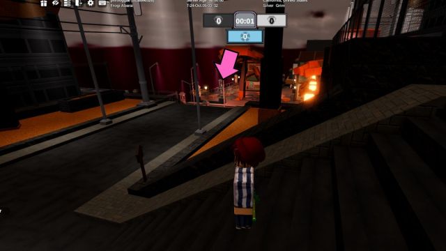 Path to the Mystery Witch location from the Trader in Type Soul