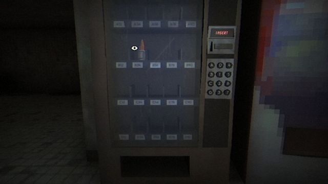 Some welding glue got stuck in the vending machine in the locker room.