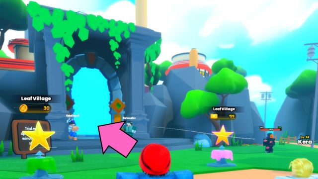 Ubicación de prueba de teletransporte en Anime Shadow Roblox