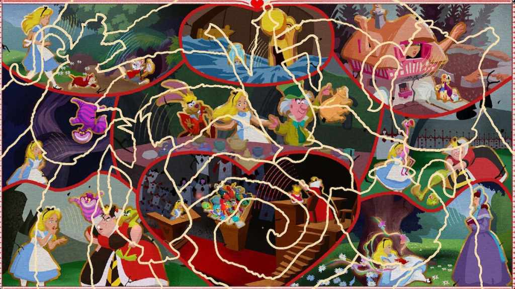 Disney Dreamlight Valley Alice in Wonderland puzzle solution