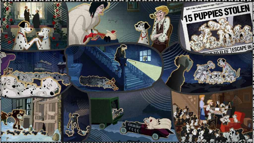 Disney Dreamlight Valley 101 Dalmatians puzzle