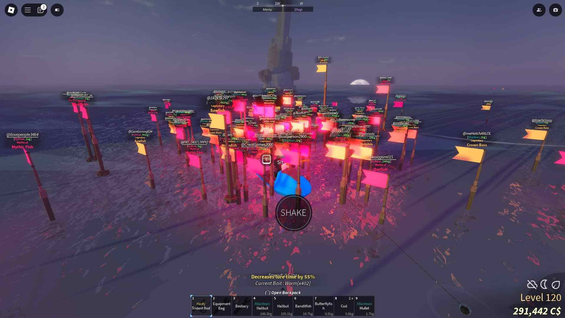 Ultimate Fisch Roblox Leveling Guide [Blue Moon] - How to Reach Max ...
