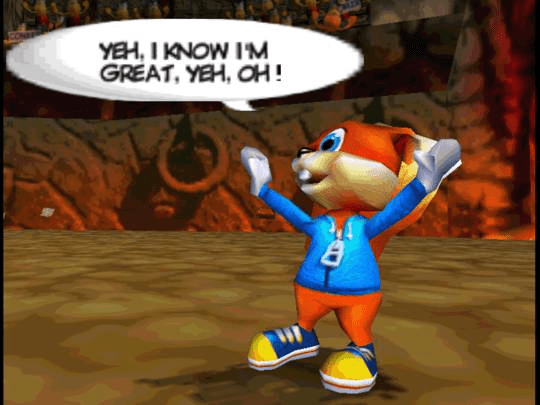 conker calling himself great