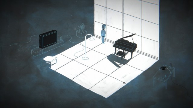 Miniaturas habitación vacía.