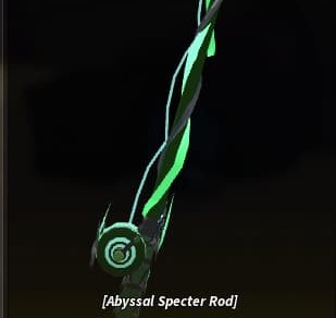 Abyssal Specter Rod from Roblox Fisch