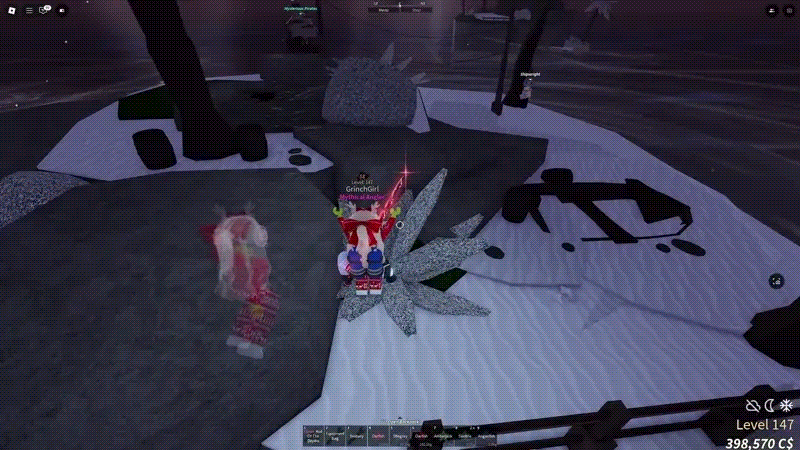 A Fisch player is diving to get the Heart of Zeus