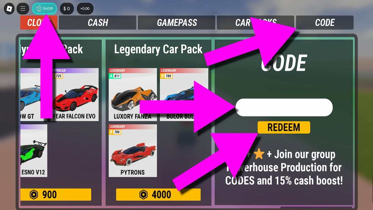 Drive X codes (August 2025) [NEW CARS] – Destructoid