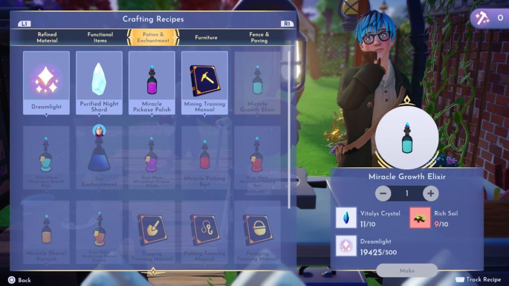 How to make Miracle Growth Elixir in Disney Dreamlight Valley