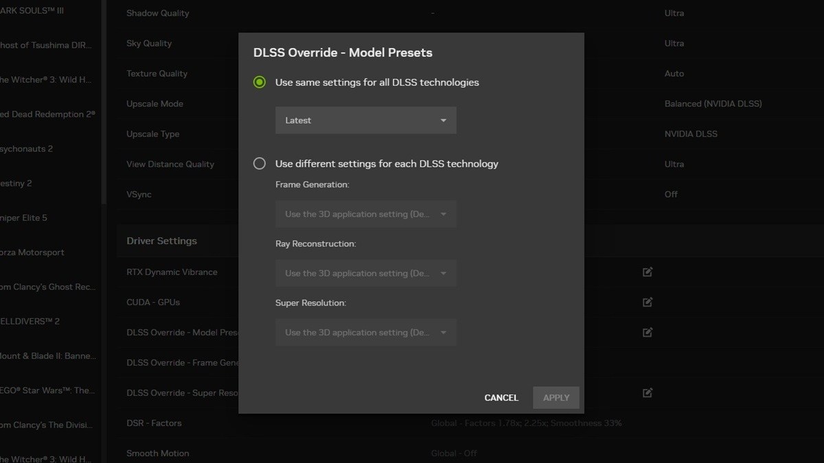 Update your Nvidia GPU driver, because Transformer-based DLSS4 is here