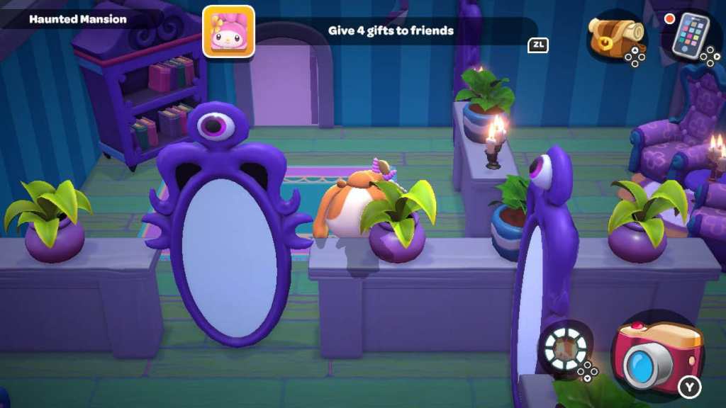 Hello Kitty Island Adventure Haunted Mansion room one