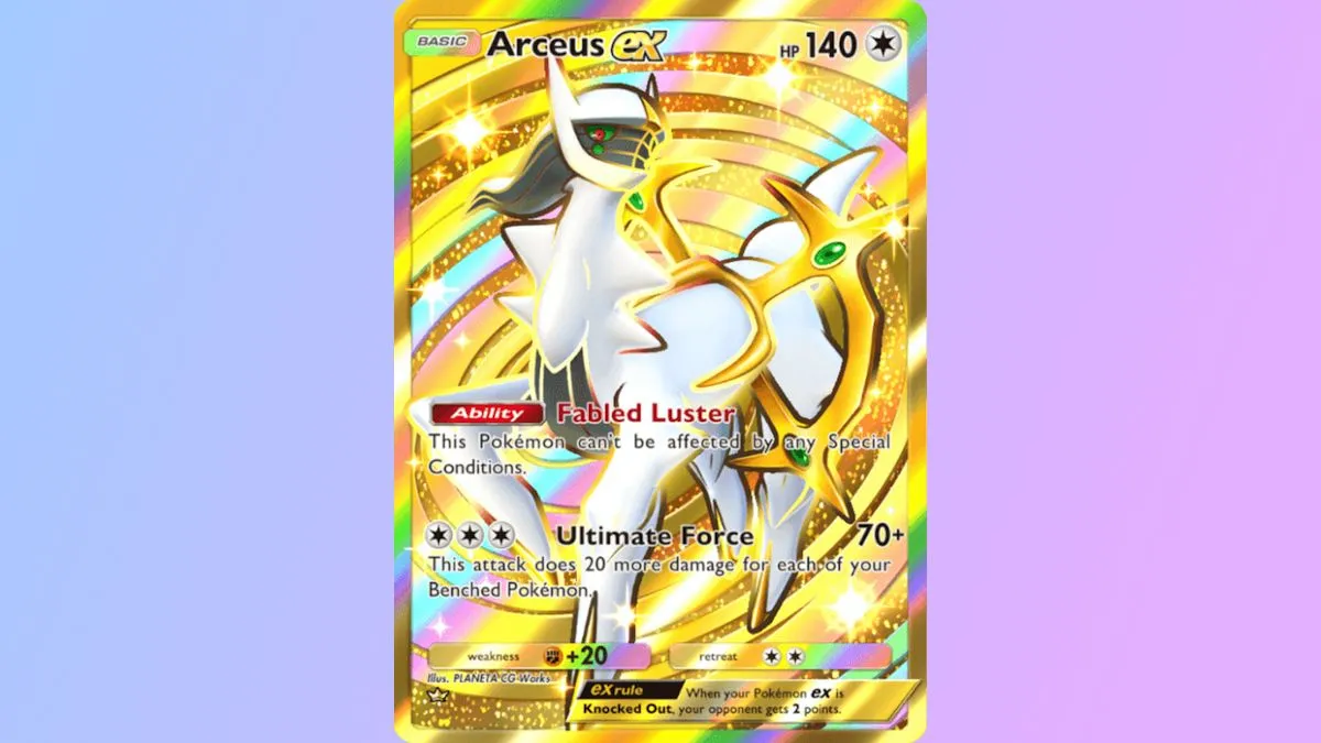 Best Arceus EX deck and card list for Pokmon Trading Card Pocket Destructoid Best Arceus EX deck and card list for Pokmon Trading Card Pocket Destructoid