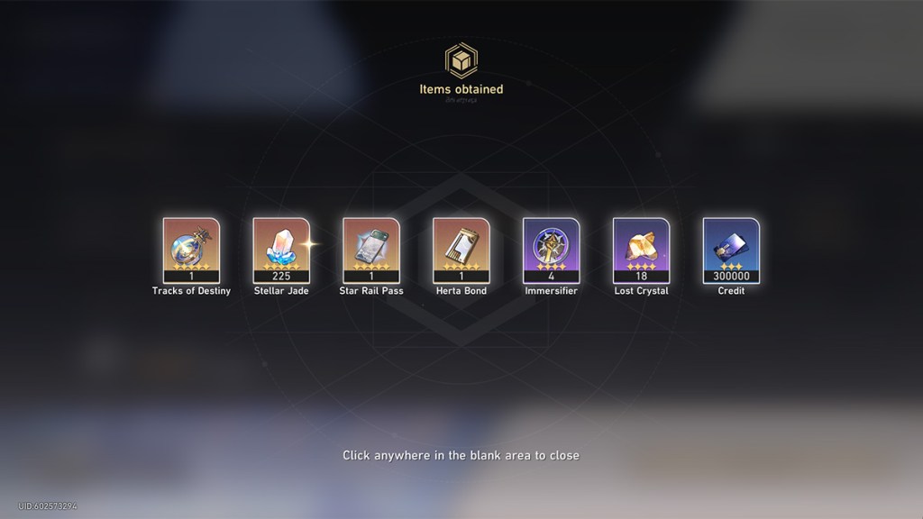 Difficulty completion rewards for Divergent Universe Protean Hero in Honkai Star Rail