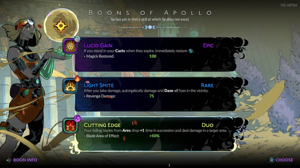 A duo with Boon nails, as shown in Hades 2.