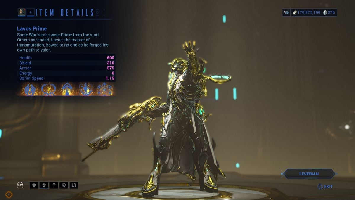 Best Lavos Prime build in Warframe