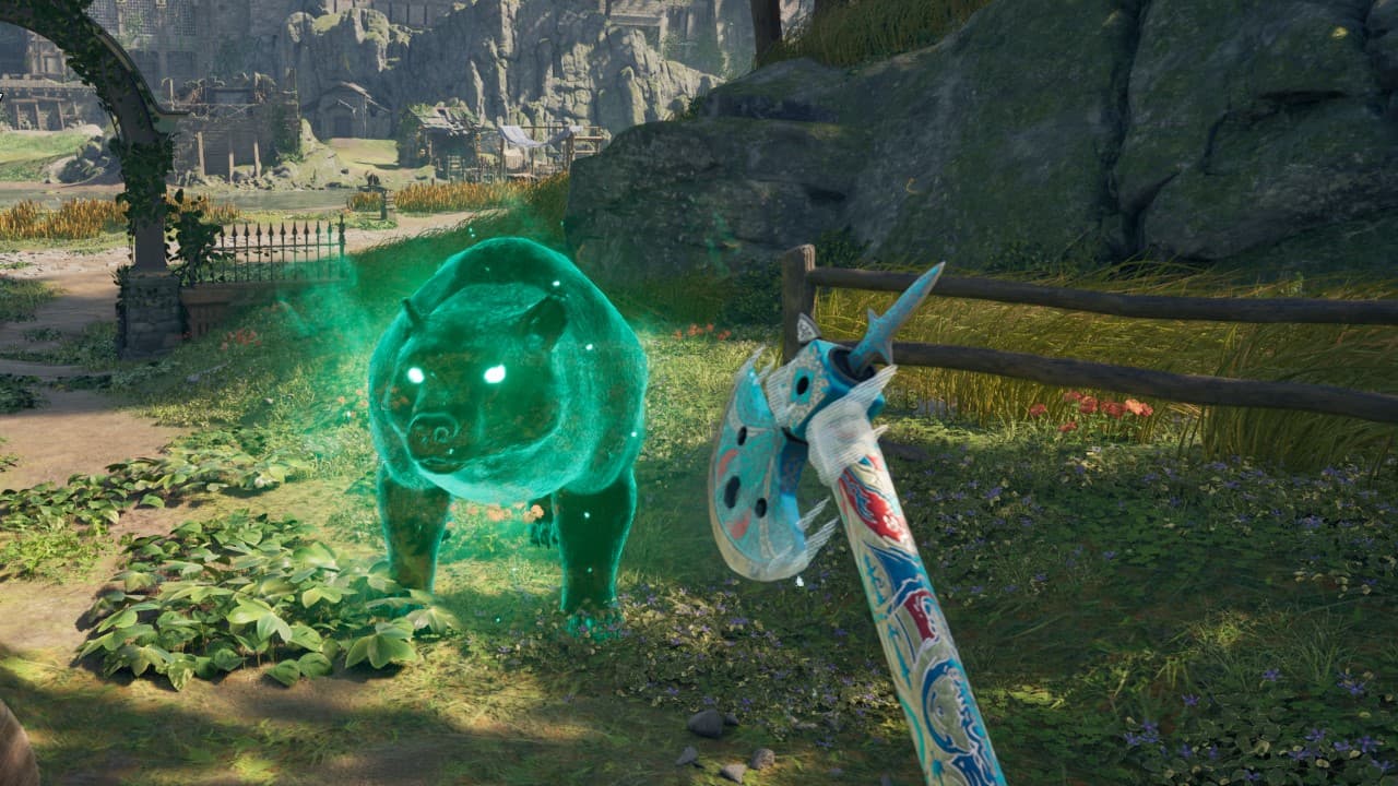How to summon a bear to fight another bear in Avowed (Two Bears High-Fiving achievement)