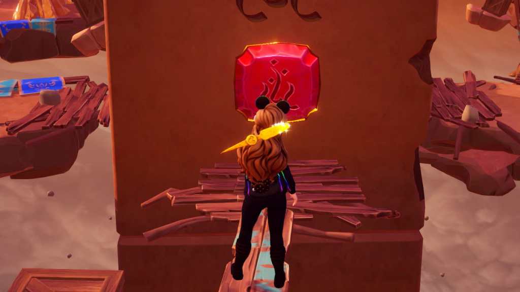 Disney Dreamlight Valley red Windcaller crystal